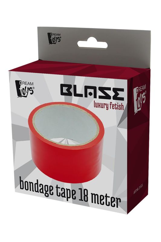Бондажна стрічка BLAZE BONDAGE TAPE 18M RED вид 4
