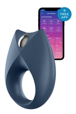Ерекційне віброкільце Satisfyer Royal One синє