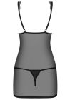 Сорочка 869-CHE-1 chemise Obsessive L / XL чорна вид 3