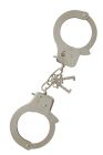 Большие металлические наручники с ключами Dream Toys Metal Сuffs, серебристые вид 3