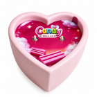 Масажна свічка з ароматом жуйки Candy Bubble Gum у формі серця, 70 мл вид 2