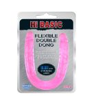 Двойной фаллоимитатор Chisa HI BASIC реалистичный, розовый вид 6