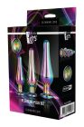 Набір анальних пробок конічної форми Dream Toys GLEAMING LOVE PLEASURE SET MULTICOLOUR вид 4