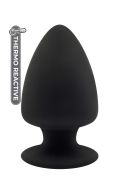 Термоактивна анальна пробка PREMIUM SILICONE PLUG L BLACK