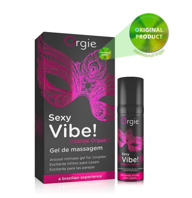 Жидкий вибратор Orgie «SEXY VIBE» вибрация + усиление оргазма, 15 мл