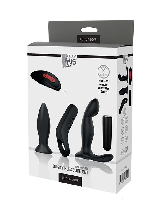 Набір секс-іграшок для чоловіків Dream toys Love Dusky Pleasure, чорний вид 3
