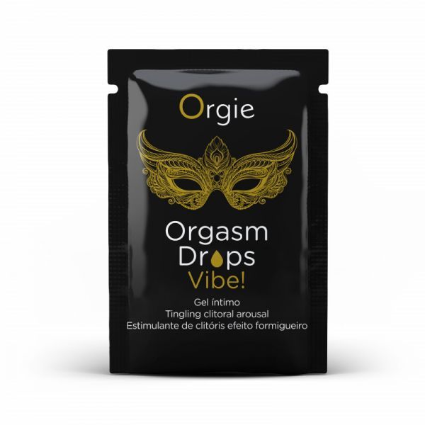 САШЕТ/Кліторальні краплі з вібрацією Orgie Orgasm Drops Vibe, 2 мл вид 2