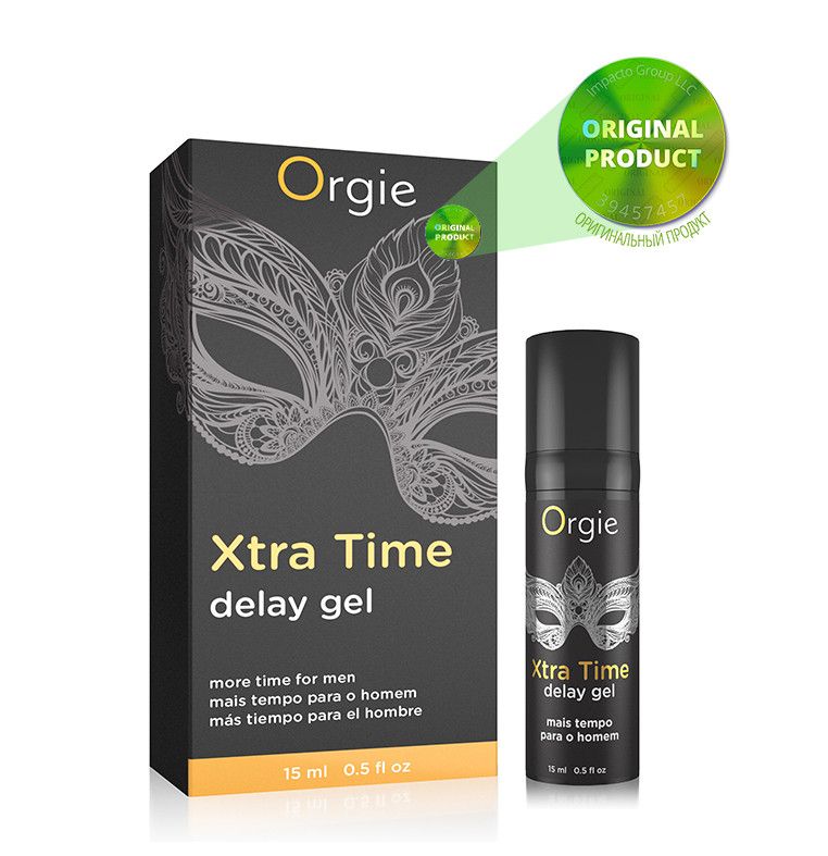 Гель-пролонгатор полового акта Orgie "X-TRA TIME", 15 мл вид 2