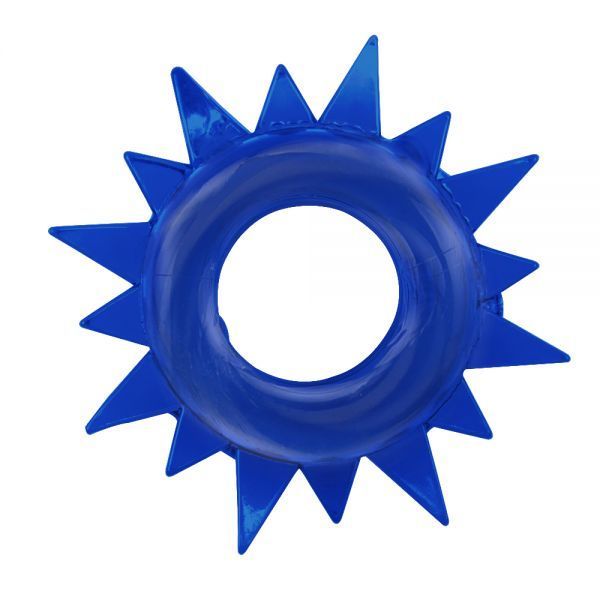 Набор эрекционных колец Chisa GK Power Cock Rings с разными структурами, синие вид 4