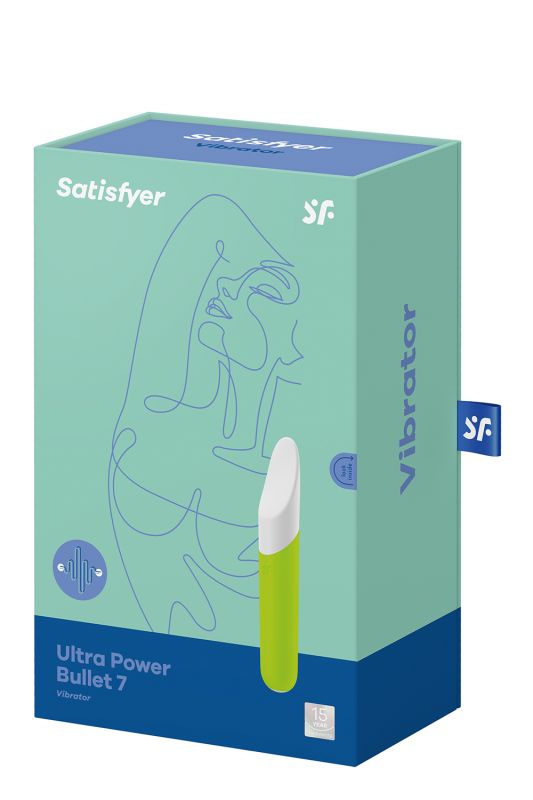 Віброкуля Satisfyer Ultra Power Bullet 7, салатовий вид 5
