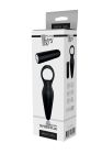 Анальна пробка з вібрацією Dream Toys CHEEKY LOVE TAPERED PLUG BLACK вид 3