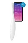 Вібратор-смарт із цілеспрямованою стимуляцією Satisfyer Twirling Joy, білий вид 2
