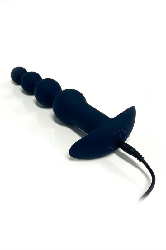 Анальная елка с вибрацией Dream Тoys Startroopers Apollo на пульте управления, черная вид 8