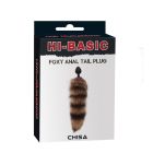 Анальная пробка Chisa Hi-Basic Foxy с лисьим хвостом вид 4