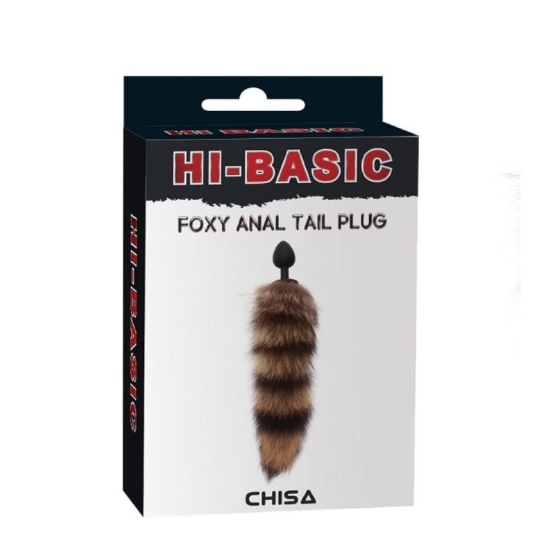 Анальная пробка Chisa Hi-Basic Foxy с лисьим хвостом вид 4