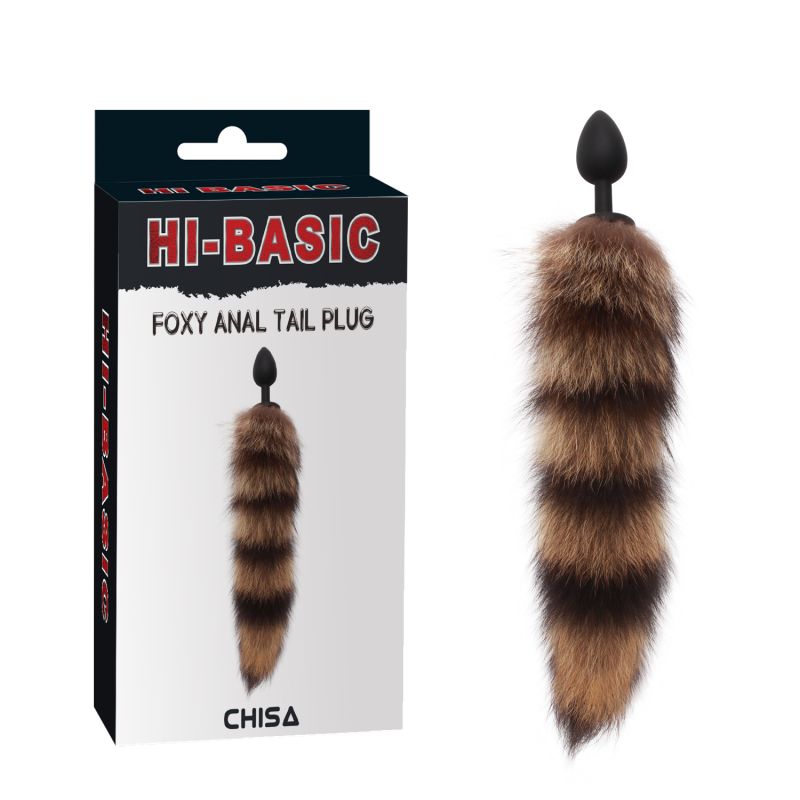 Анальная пробка Chisa Hi-Basic Foxy с лисьим хвостом вид 2