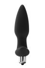 Анальна пробка Dreamtoys FantASSstic з віброкулею, чорнач вид 4