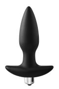 Анальна пробка Dreamtoys FantASSstic з віброкулею, чорнач