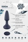 Анальна пробка DreamToys Startroopers Venus з дистанційним пультом керування, чорна вид 9