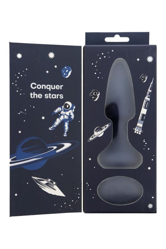 Анальная пробка DreamToys Startroopers Venus с дистанционным пультом управления, черная вид 12