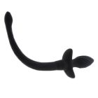 Анальна пробка Хвіст з вібрацією Taboom Puppy Wiggle Tail, з пультом, силіконова, чорний вид 6