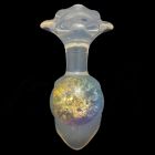 Анальна пробка з бічним рельєфом UNIVIBE, силіконова з каменем, 9.3 х 4 см вид 15