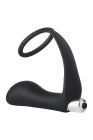 Анальная пробка с эрекционным кольцом FANTASSTIC VIBRATING ANAL PLUG WITH COCKRING BLACK вид 6