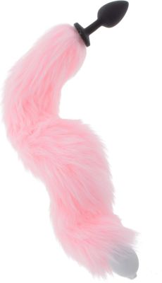 Анальна пробка з хвостом та підсвічуванням Taboom Unicorn Tail & Buttplug LED