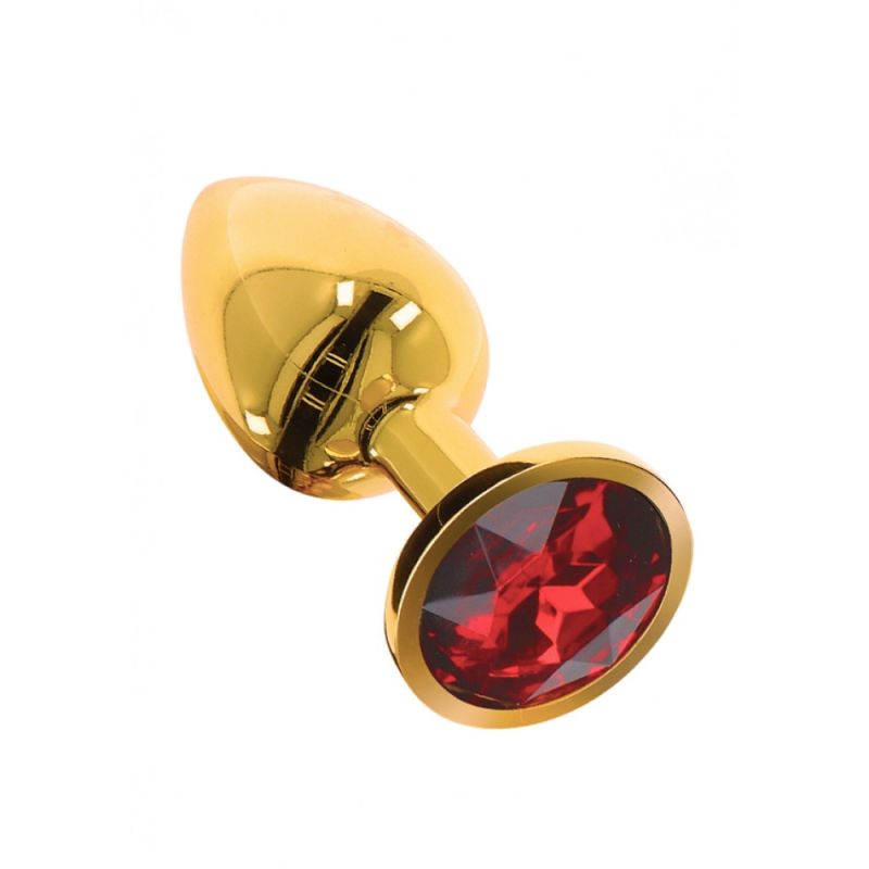 Анальна пробка S із кристалом Taboom, золота вид 4