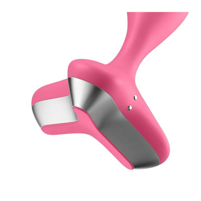 Анальна пробка з вібрацією у футуристичному дизайні Satisfyer Game Changer, рожевий вид 3