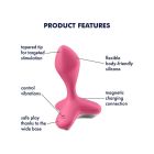 Анальна пробка з вібрацією у футуристичному дизайні Satisfyer Game Changer, рожевий вид 4