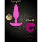 Анальна пробка з вібрацією XS Gplug Gvibe, рожева, 7 х 2 см вид 4