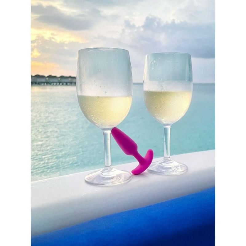 Анальна пробка з вібрацією XS Gplug Gvibe, рожева, 7 х 2 см вид 5