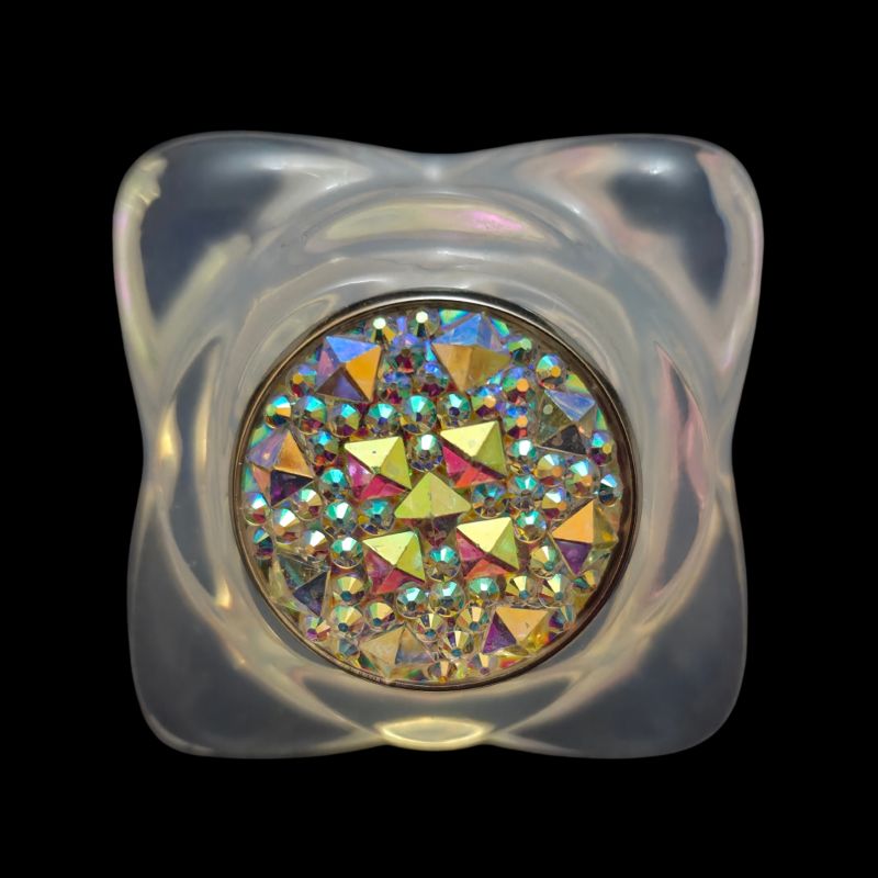 Анальна пробка серце UNIVIBE, силіконова з каменем, рожева, 7.8 х 2.8 см вид 11