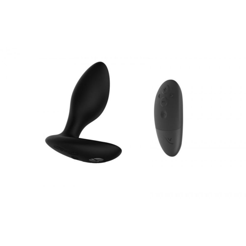 Анальна пробка з вібрацією We-Vibe Ditto+ Satin Black з пультом та керуванням з телефону вид 4