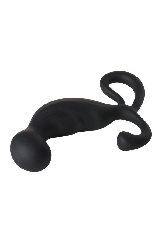 Анальна пробка, стимулятор простати FANTASSTIC PROSTATE STIMULATOR BLACK вид 6