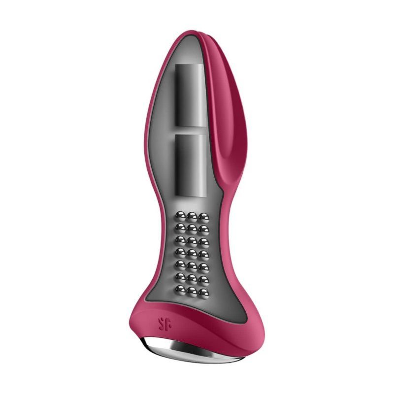 Анальна смарт-пробка із ротацією Satisfyer Rotator Plug 2+, бордовий вид 5