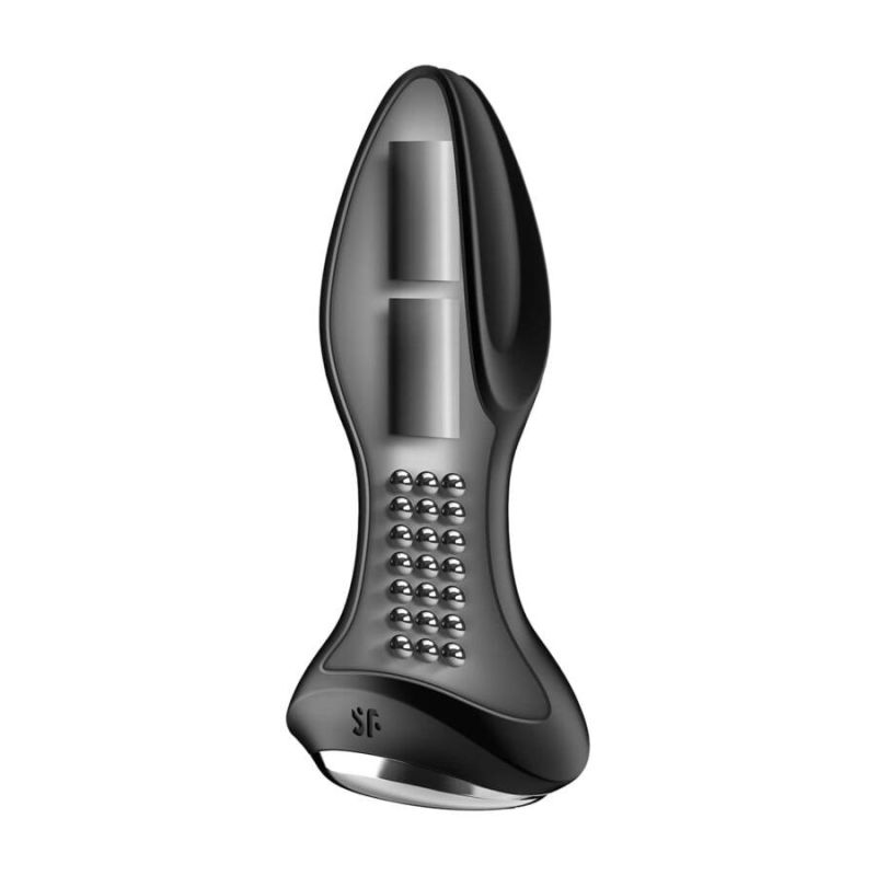 Анальна смарт-пробка із ротацією Satisfyer Rotator Plug 2+, чорний вид 6