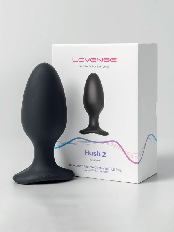 Анальна смарт пробка з вібрацією Lovense Hush 2 розмір L вид 3