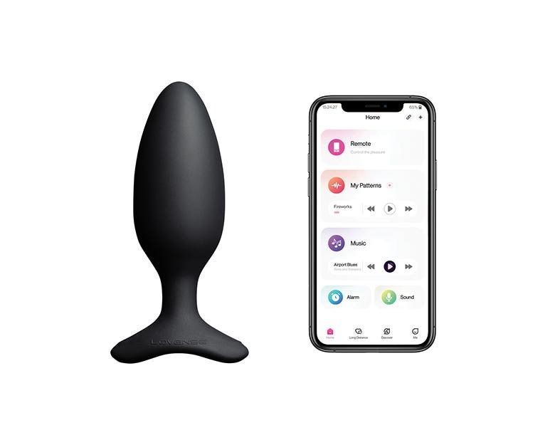 Анальна смарт пробка з вібрацією Lovense Hush 2 розмір М вид 5