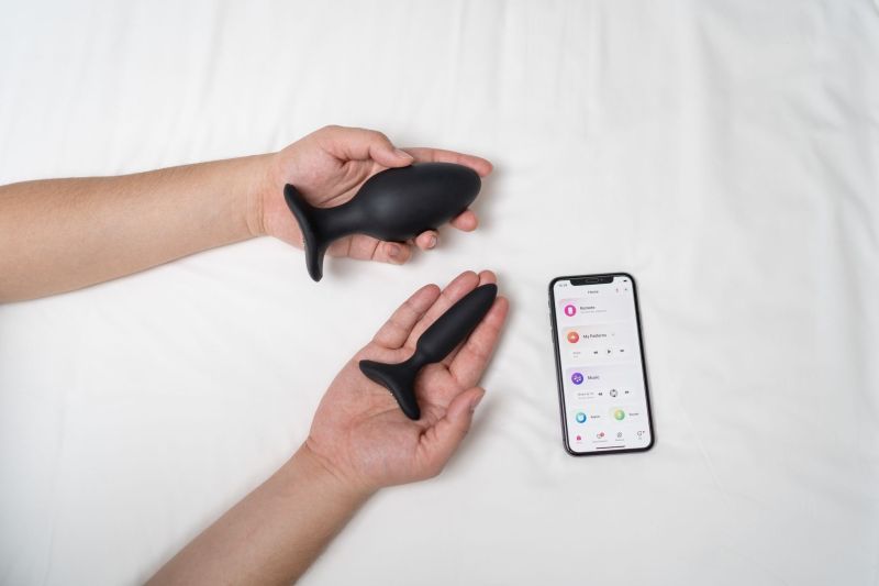 Анальна смарт пробка з вібрацією Lovense Hush 2 розмір М вид 6