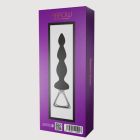 Анальна силіконова ялинка Adrien Lastic Arrow з металевим утримувачем, чорна вид 7