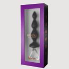 Анальна силіконова ялинка Adrien Lastic Arrow з металевим утримувачем, чорна вид 6