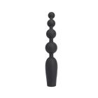 Анальная цепочка Chisa Black Mont с вибрацией, черный вид 3