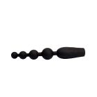 Анальная цепочка Chisa Black Mont с вибрацией, черный вид 6