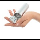 Анальная пробка ребристая Doxy Ribbed Butt Plug металл, серебристая вид 7