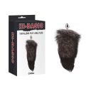 Анальная металлическая пробка Chisa Hi-Basic с лисьим хвостиком