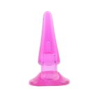 Анальная пробка с дополнительным углублением для вибропули Chisa Hi-Basic Sassy An, розовая вид 4