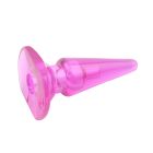 Анальна пробка з додатковим поглибленням для вібропулі Chisa Hi-Basic Sassy An, рожева вид 5