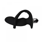 Анальна пробка з віброкулею та ерекційним кільцем Chisa GK power, чорна вид 6